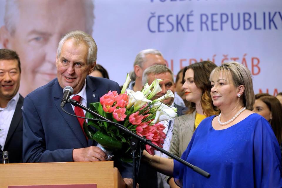 V4 Report:  Czech Republic re-elects Milos Zeman, a staunch opponent of migration